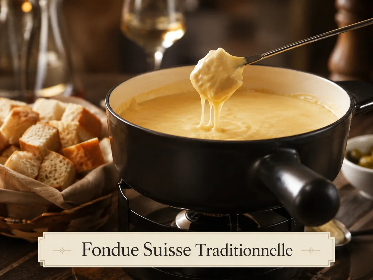 Fondue Suisse Traditionnelle