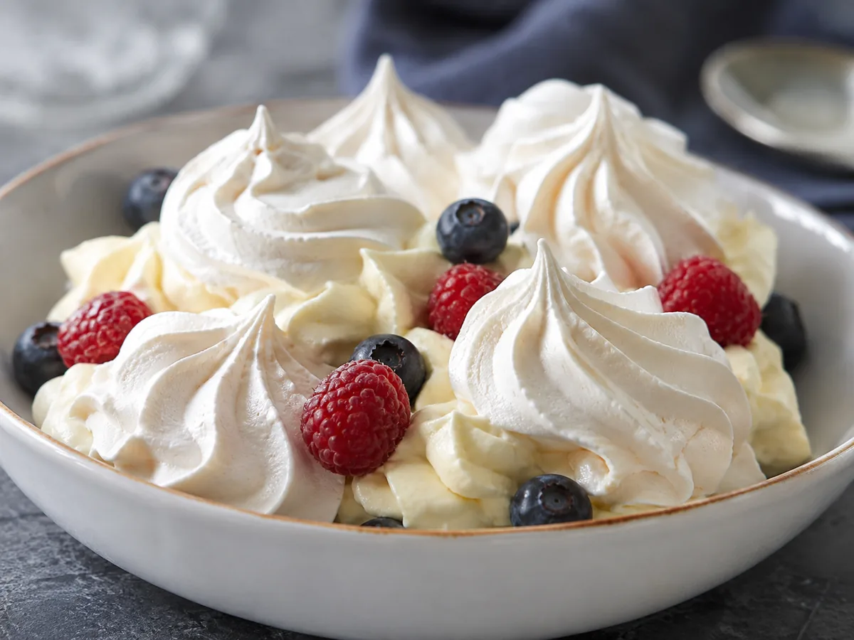 Meringues à la Double Crème