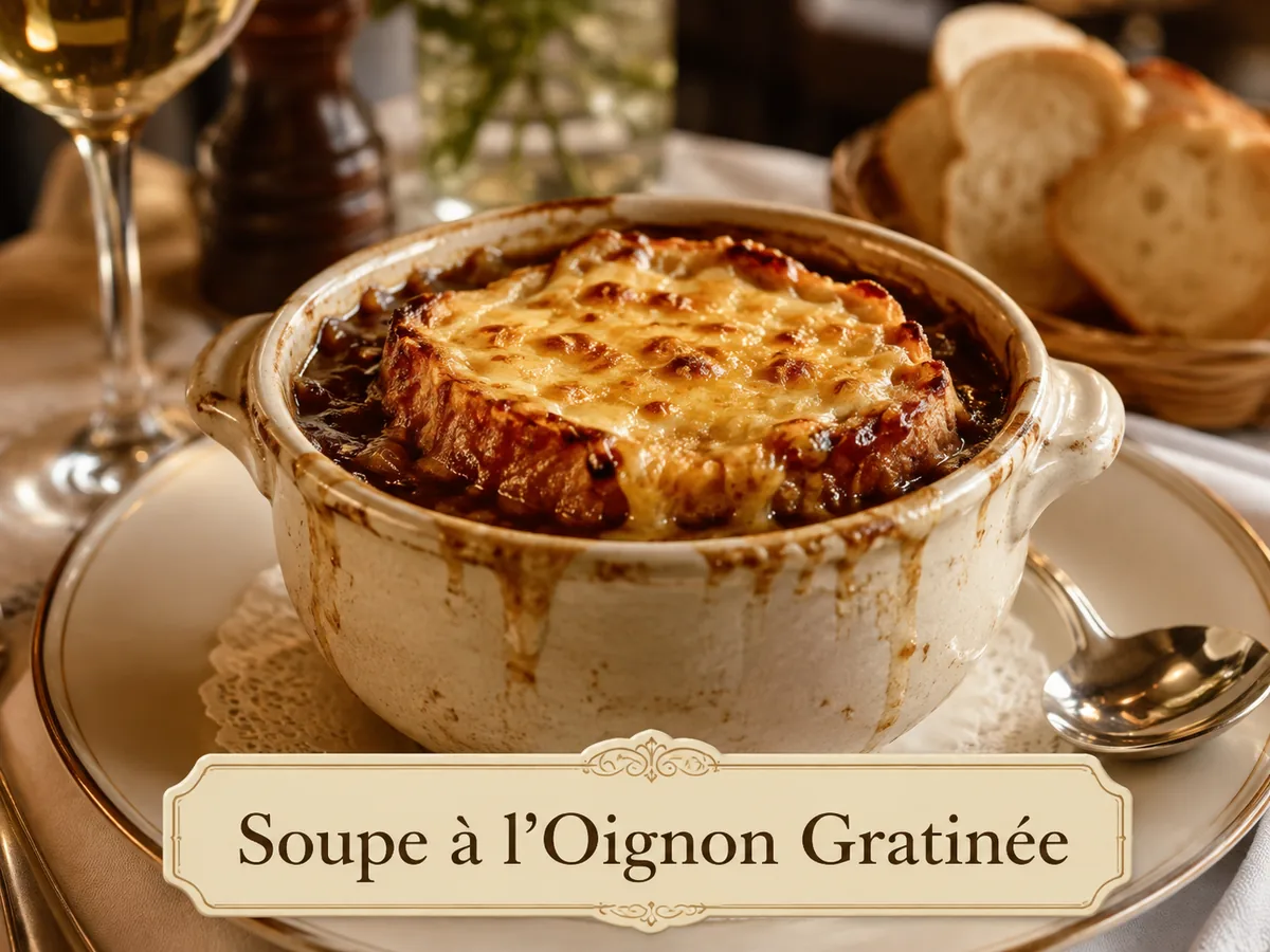 Soupe à l’Oignon Gratinée